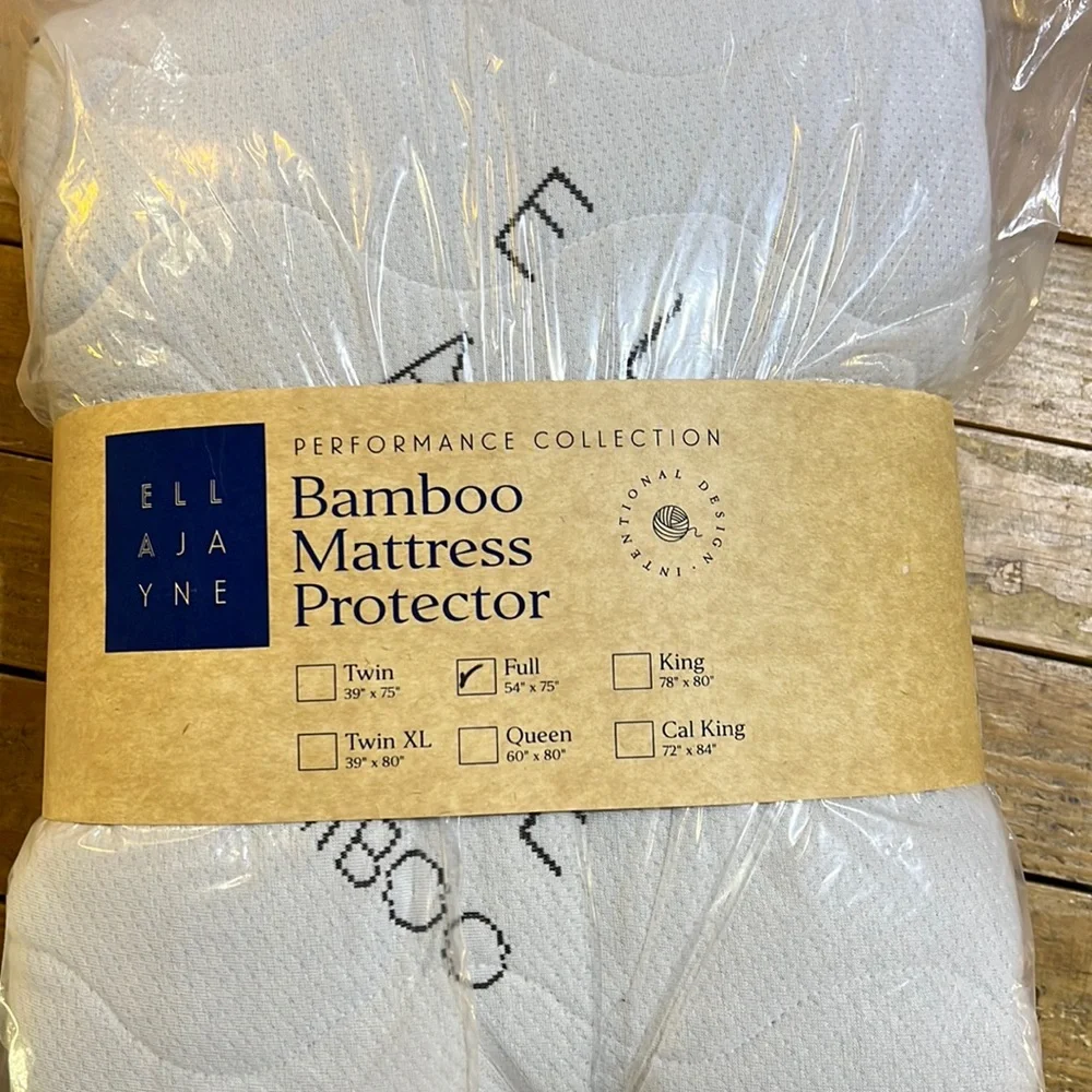 ELLA JAYNE Viscose From Bamboo Mattress Protector, Full